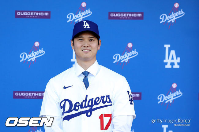 [사진] 다저스맨이 된 오타니 쇼헤이. ⓒGettyimages(무단전재 및 재배포 금지)