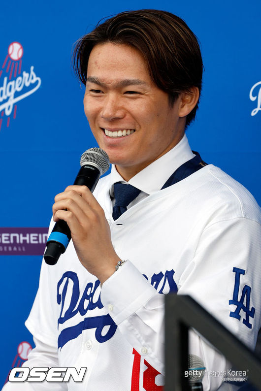 [사진] 다저스 야마모토 요시노부. ⓒGettyimages(무단전재 및 재배포 금지)