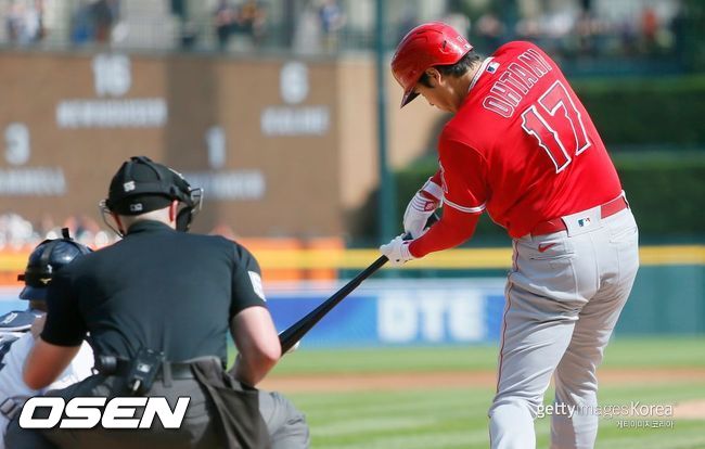 [사진] LA 에인절스에서의 오타니 쇼헤이. ⓒGettyimages(무단전재 및 재배포 금지)