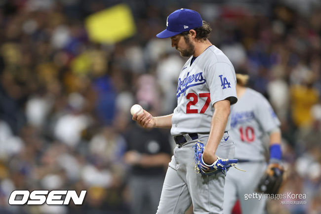 [사진] 다저스 시절 바우어. ⓒGettyimages(무단전재 및 재배포 금지)