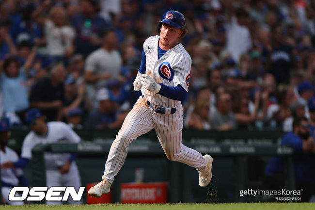 [사진] 시카고 컵스 피트 크로우-암스트롱. ⓒGettyimages(무단전재 및 재배포 금지)