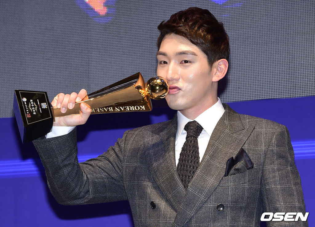 2014년 MVP 수상 당시 서건창. /OSEN DB