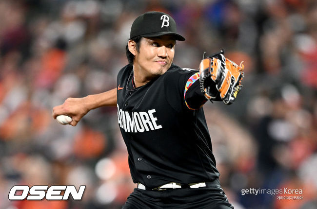 [사진] 볼티모어 오리올스 시절 후지나미 신타로. ⓒGettyimages(무단전재 및 재배포 금지)