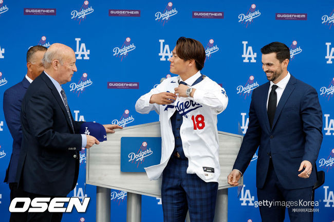 [사진] 다저스로 간 야마모토 요시노부. ⓒGettyimages(무단전재 및 재배포 금지)