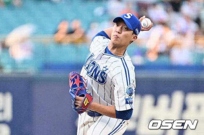 삼성 라이온즈 선발 투수 원태인이 역투하고 있다. 2023.06.09 / foto0307@osen.co.kr