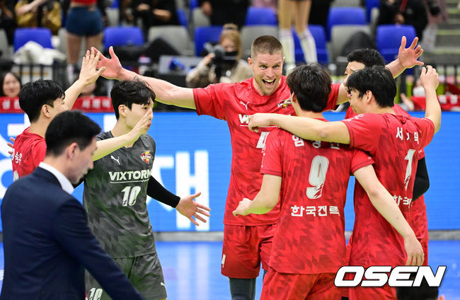 한국전력 선수들. / OSEN DB