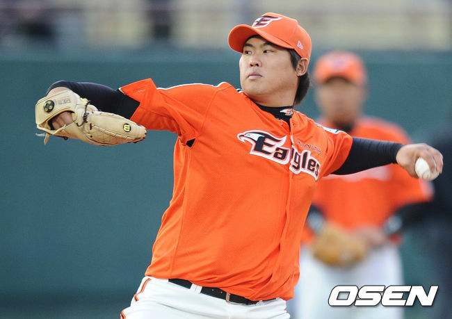 한화 이글스 시절 류현진 / OSEN DB
