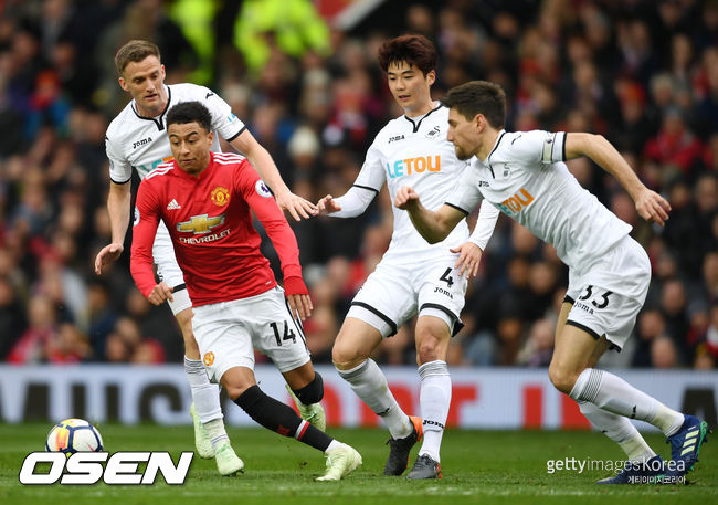 [사진] 제시 린가드와 기성용 / ⓒGettyimages(무단전재 및 재배포 금지)