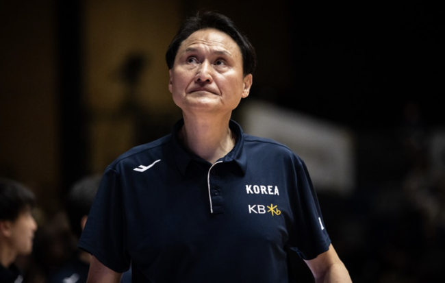 [사진] 안준호 감독 / FIBA 홈페이지 캡처.