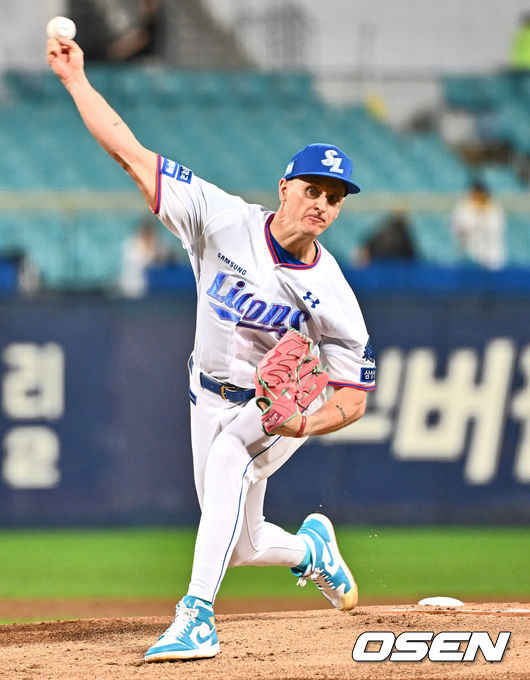 삼성 라이온즈 선발투수 뷰캐넌이 역투하고 있다. 2023.09.21 / foto0307@osen.co.kr