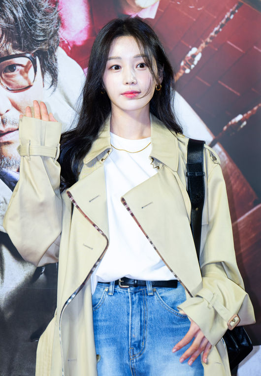 20일 오후 서울 강남구 삼성동 메가박스 코엑스에서 영화 ‘거미집’ VIP 시사회 포토월 행사가 열렸다. 배우 남규리가 포토타임을 갖고 있다. 2023.09.20 / ksl0919@osen.co.kr  