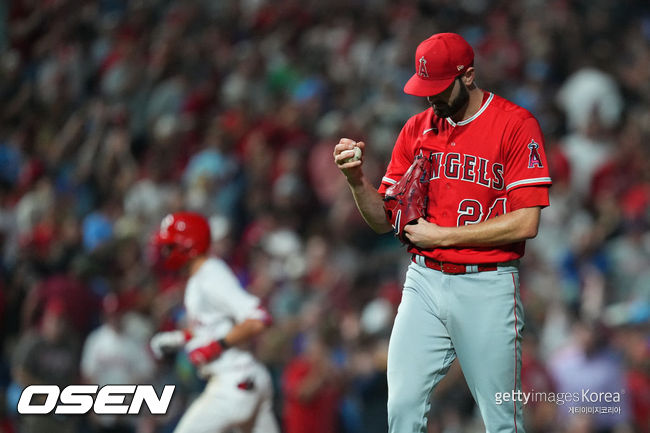 [사진] 에인절스 시절의 루카스 지올리토. ⓒGettyimages(무단전재 및 재배포 금지)