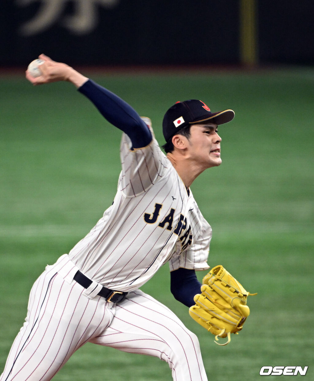 11일 도쿄 도쿄돔에서 2023 WBC(월드베이스볼클래식) 일본과 체코의 경기가 벌어졌다.일본 선발 사사키가 힘차게 공을 던지고 있다.2023.03.11/spjj@osen.co.kr