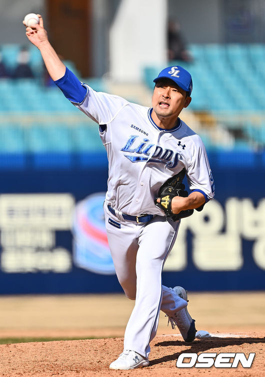 삼성 라이온즈 임창민이 역투하고 있다. 2024.03.14 / foto0307@osen.co.kr