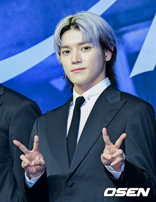 NCT 127 태용이 포토타임을 하고 있다. 2023.10.06 /jpnews@osen.co.kr