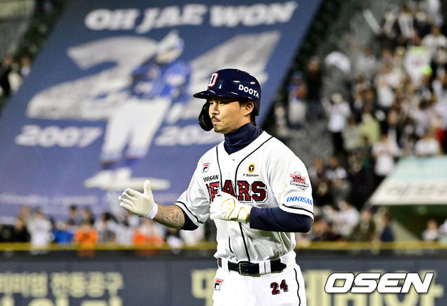 두산 오재원 2022.10.08 / dreamer@osen.co.kr 