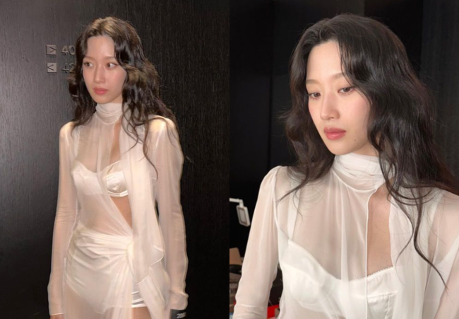 문가영, ‘초VVIP’ 애프터파티에서도 아찔 시스루룩..한혜진에 “홍천 초대해달라”[Oh!쎈 이슈]