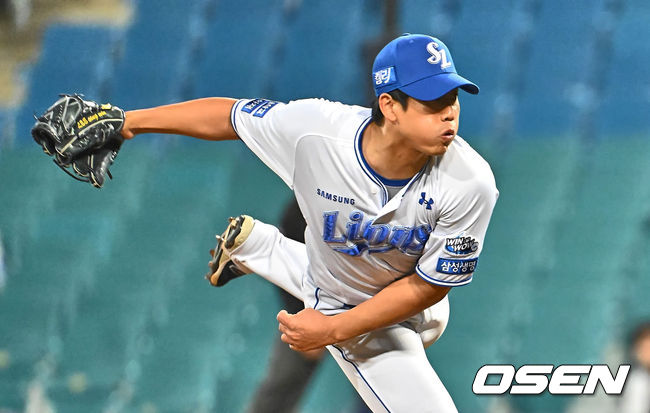 삼성 라이온즈 이상민이 역투하고 있다. 2024.04.02 / foto0307@osen.co.kr