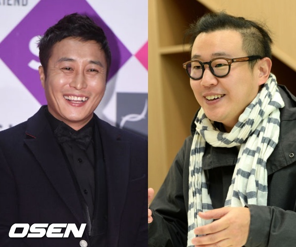 왼쪽부터 김병만, '정글의법칙' '정글밥' 김진호 PD