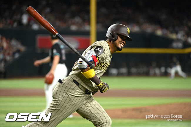 [사진] 샌디에이고 루이스 아라에즈. ⓒGettyimages(무단전재 및 재배포 금지)