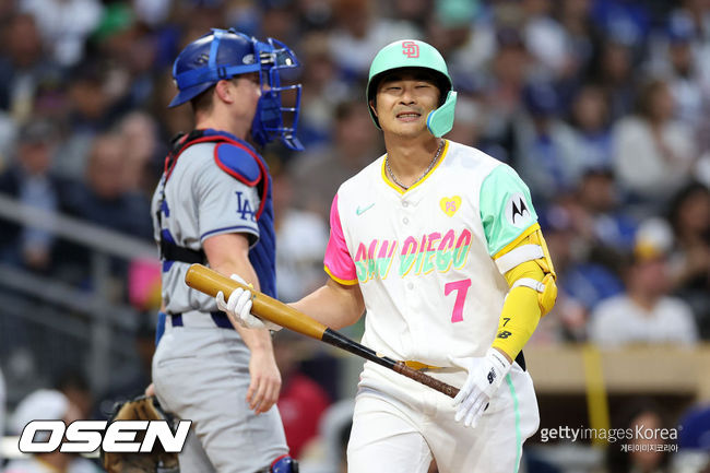 [사진] 샌디에이고 김하성. ⓒGettyimages(무단전재 및 재배포 금지)