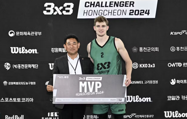 [사진] 홍천 챌린저 MVP 미국의 헨리 카루소 / FIBA 제공