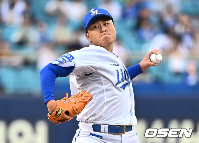 삼성 라이온즈 선발 투수 이승현이 역투하고 있다. 2024.05.09 / foto0307@osen.co.kr