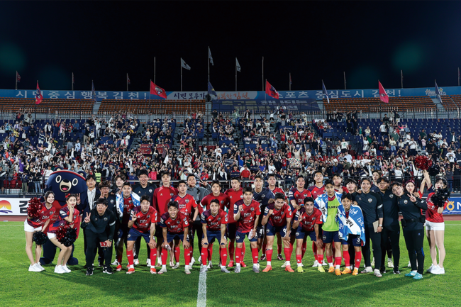 [사진] 김천 상무프로축구단 제공