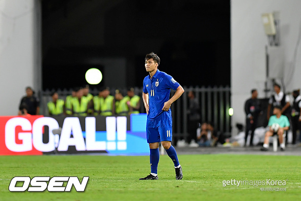 BANGKOK, THAILAND - JUNE 11: <<enter caption here>> during the FIFA World Cup Asian 2nd qualifier Group C match between Thailand and Singapore at Rajamangala National Stadium on June 11, 2024 in Bangkok, Thailand.(Photo by Apinya Rittipo/Getty Images)