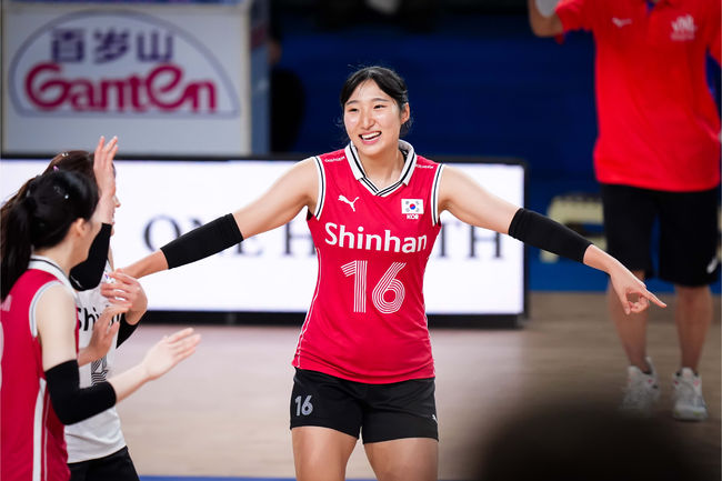 여자배구대표팀 정지윤. /FIVB 홈페이지