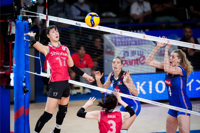 여자배구대표팀 정호영. /FIVB 홈페이지