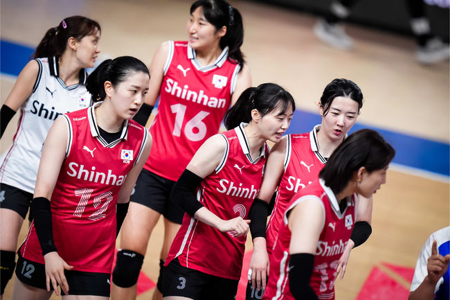 한국여자배구대표팀. /FIVB 홈페이지