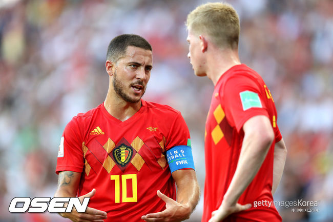 <enter caption here> during the 2018 FIFA World Cup Russia group G match between Belgium and Panama at Fisht Stadium on June 18, 2018 in Sochi, Russia.