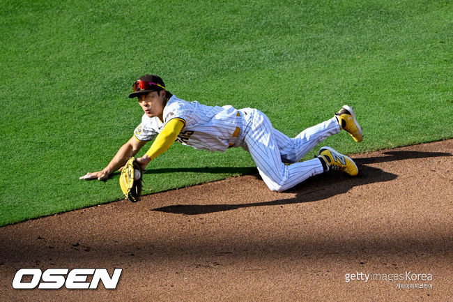 [사진] 샌디에이고 파드리스 김하성. ⓒGettyimages(무단전재 및 재배포 금지)