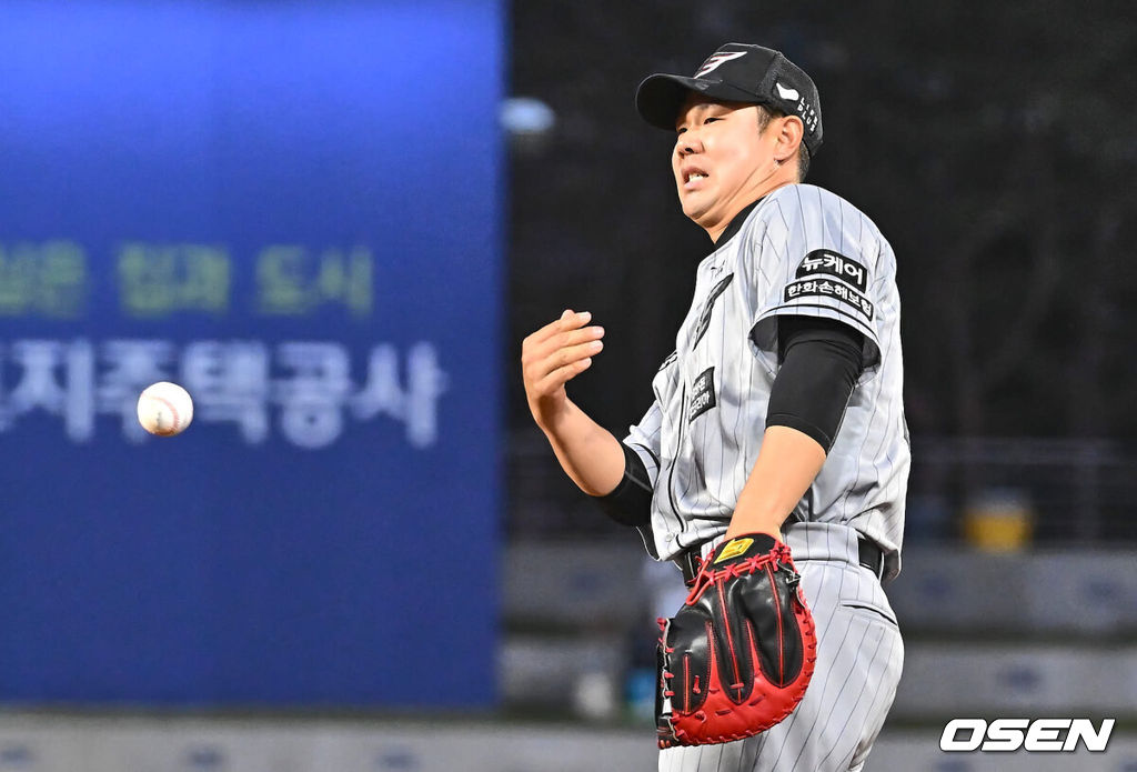 한화 김인환. 2024.04.16 / foto0307@osen.co.kr