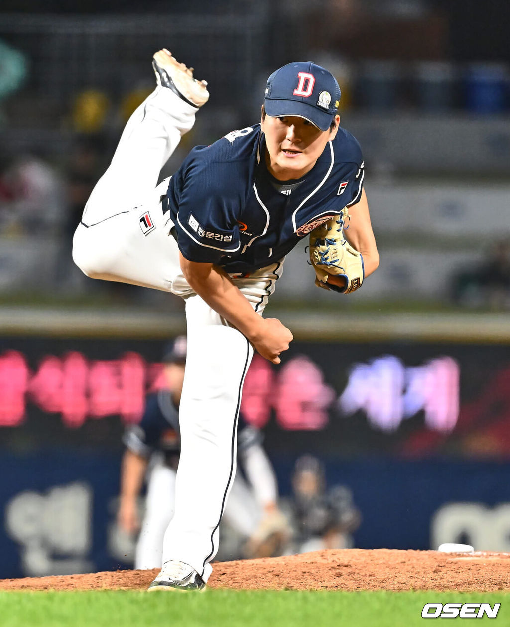 4일 창원NC파크에서 2024 신한 SOL 뱅크 KBO 리그 NC 다이노스와 두산 베어스의 경기가 열렸다. 홈팀 NC는 하트, 원정팀 두산은 최준호를 선발로 내세웠다.두산 베어스 김택연이 역투하고 있다. 2024.06.04 / foto0307@osen.co.kr