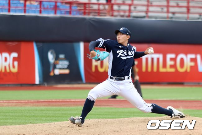 U-18 야구대표팀 배찬승 / WBSC 홈페이지 