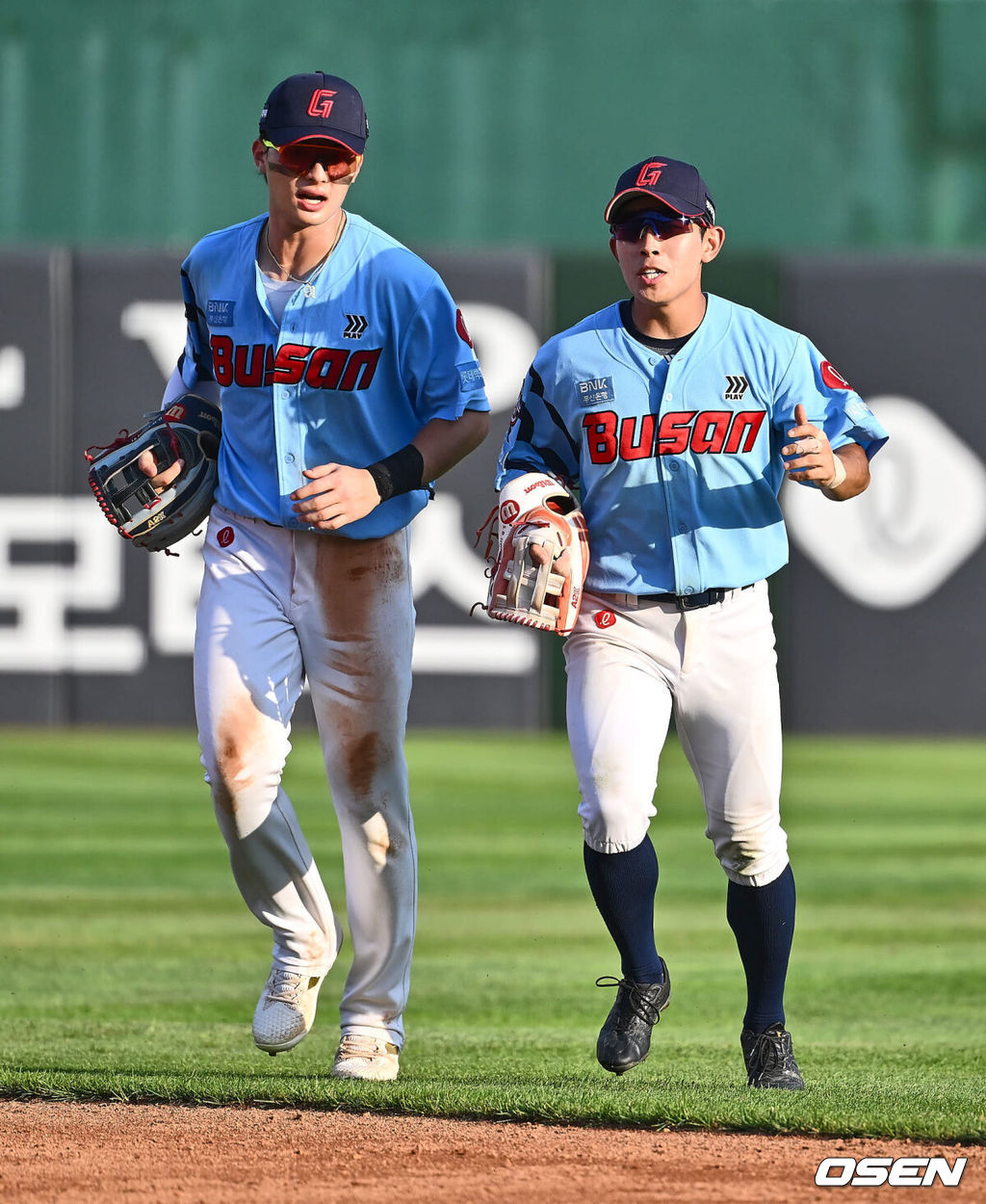 롯데 자이언츠 윤동희, 황성빈 / foto0307@osen.co.kr