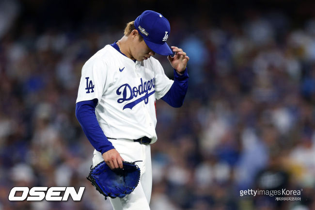 [사진] LA 다저스 야마모토 요시노부. ⓒGettyimages(무단전재 및 재배포 금지)