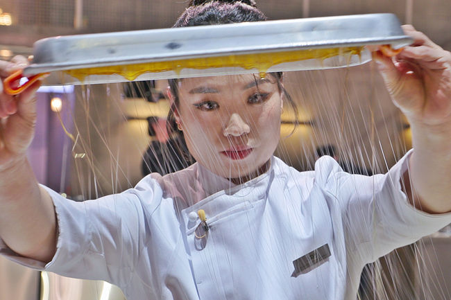 Culinary Class Wars Jung Ji-sun in Culinary Class Wars Cr. Sangwoo Kim/Netflix © 2024