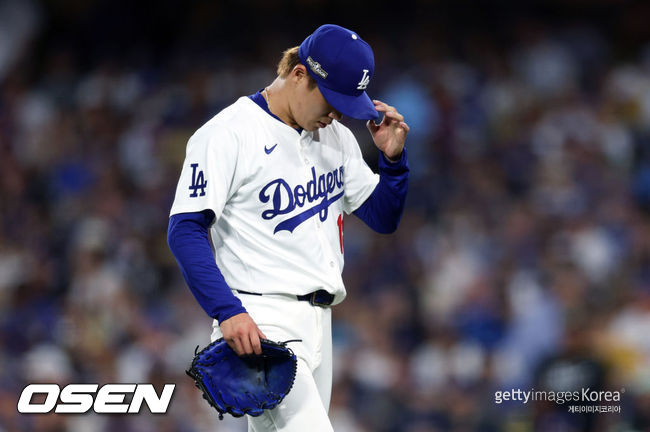 [사진] LA 다저스 야마모토 요시노부. ⓒGettyimages(무단전재 및 재배포 금지)