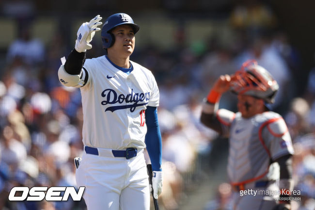 [사진] LA 다저스 오타니 쇼헤이. ⓒGettyimages(무단전재 및 재배포 금지)