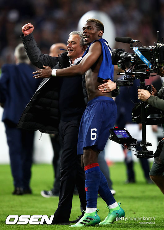 during the UEFA Europa League Final between Ajax and Manchester United at Friends Arena on May 24, 2017 in Stockholm, Sweden.