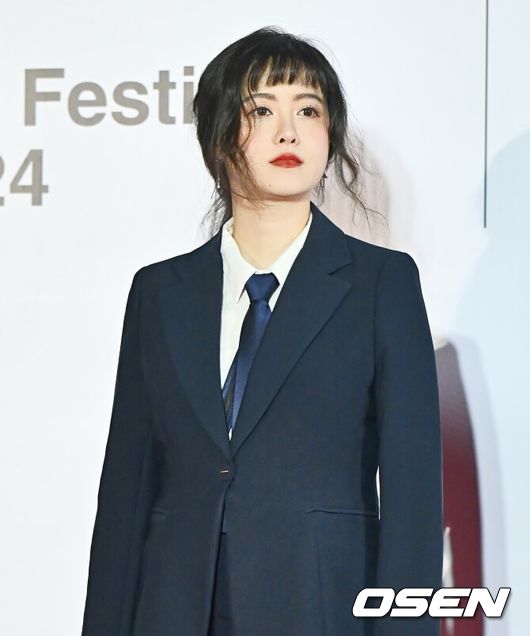 배우 겸 감독 구혜선이 개막식 포토월에서 포즈를 취하고 있다. 2024.10.02 / foto0307@osen.co.kr