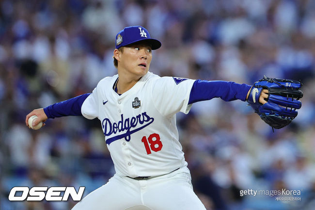 [사진] LA 다저스 야마모토 요시노부. ⓒGettyimages(무단전재 및 재배포 금지)