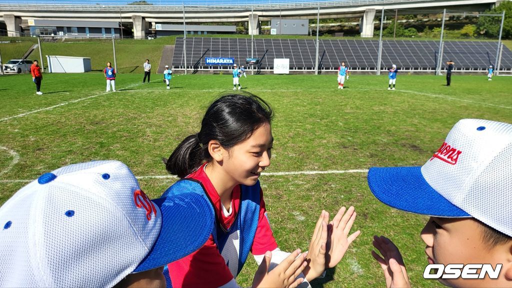 서울 금동초등학교가 참가한 ‘일본 아이치현 국제교류 티볼대회’ /OSEN DB