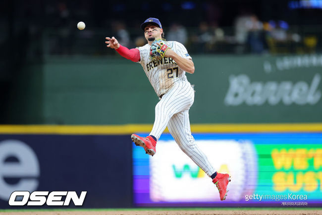 [사진] 밀워키 브루어스 윌리 아다메스. ⓒGettyimages(무단전재 및 재배포 금지)