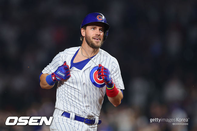 [사진] 시카고 컵스 시절 패트릭 위즈덤. ⓒGettyimages(무단전재 및 재배포 금지)