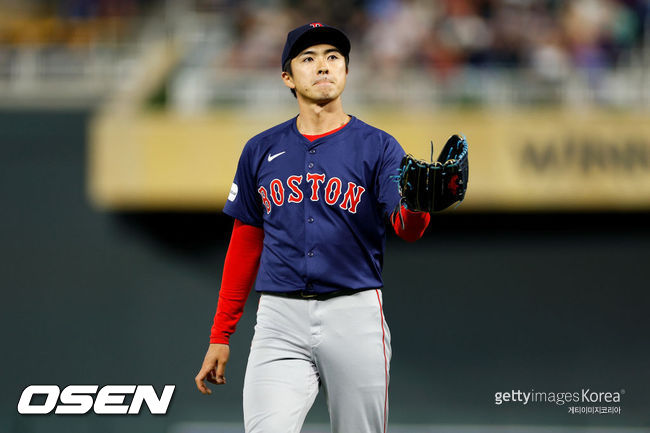 [사진] 보스턴 레드삭스 시절 우와사와 나오유키. ⓒGettyimages(무단전재 및 재배포 금지)