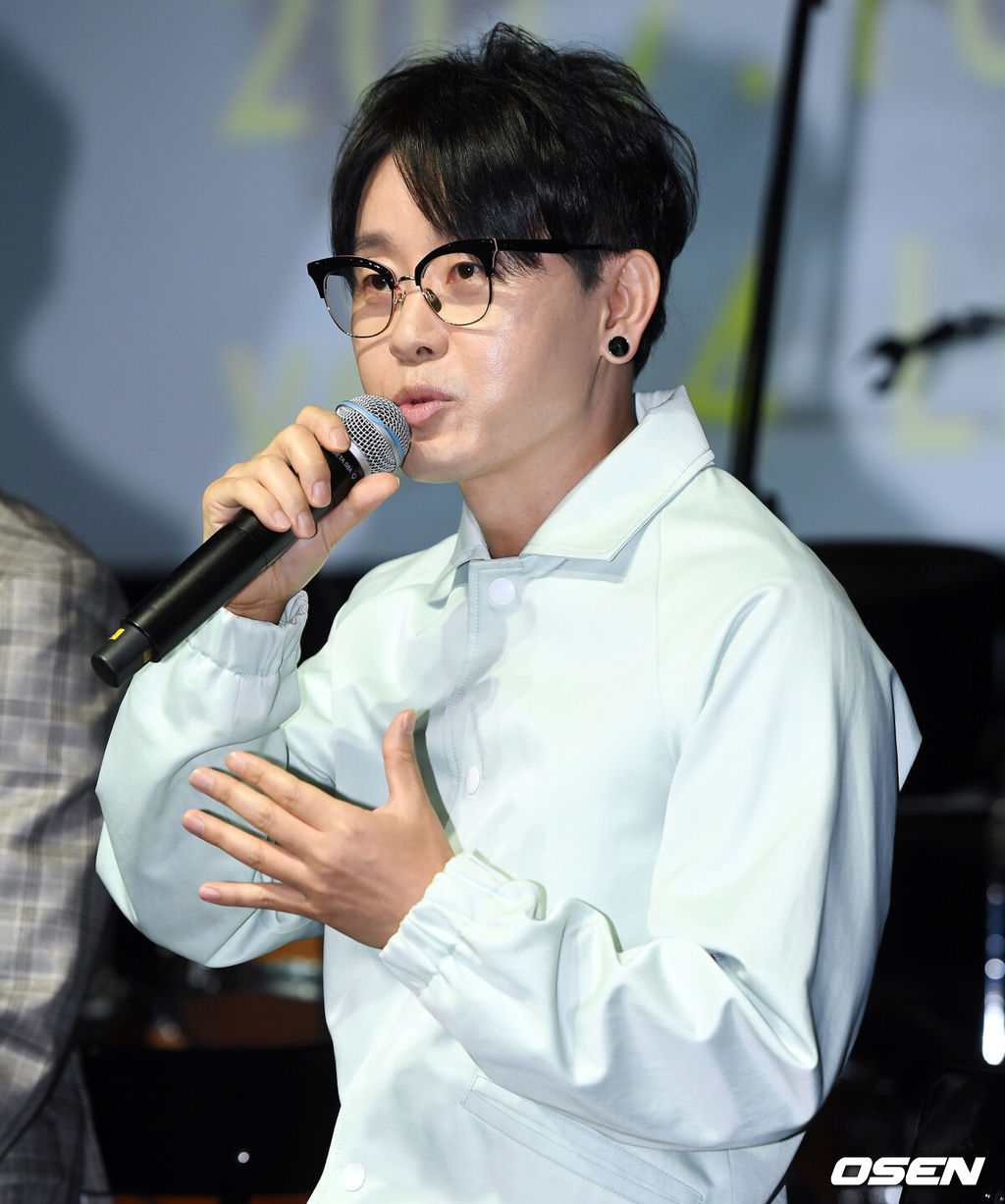 이승환 X CJ문화재단 공동 프로젝트 '인디음악 활성화' 기자간담회가 6일 오후 서울 마포구 신정동 CJ아지트에서 열렸다.가수 이승환이 인터뷰를 하고 있다. /pjmpp@osen.co.kr